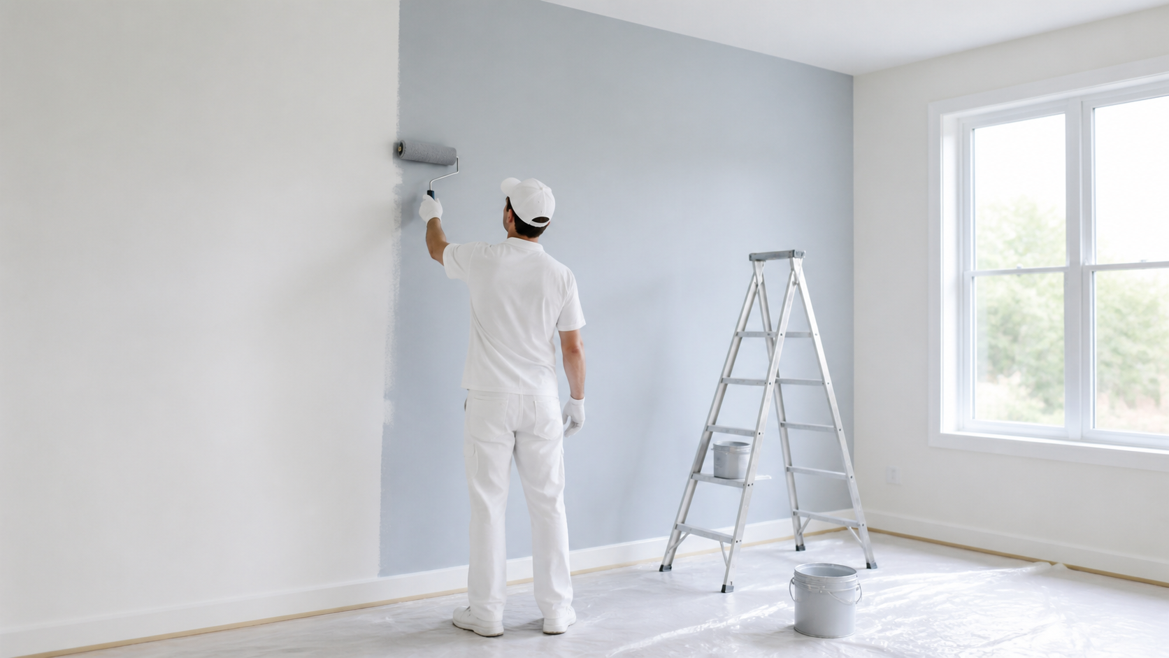 Application de la peinture